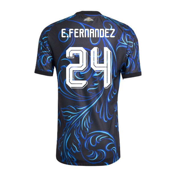 2026-2027 Argentina Authentic Away Shirt (E.Fernandez 24)-SoccerKits Hub | Buy Soccer Jerseys Online